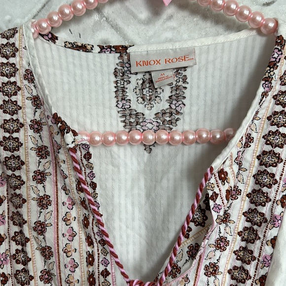Knox rose floral patterned boho peasant top - Picture 3 of 6